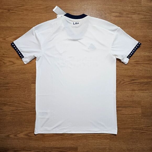Adidas LA Galaxy 22/23 Soccer Home Jersey Medium M White Navy Blue Brand New - Picture 2 of 12